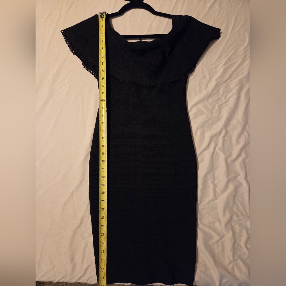 Marciano Black Strapless Dress - Picture 8 of 9